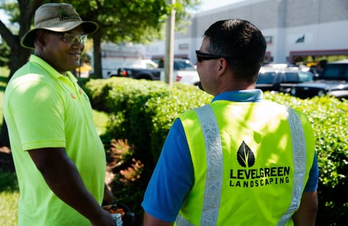 Level Green Landscaping employee meeting