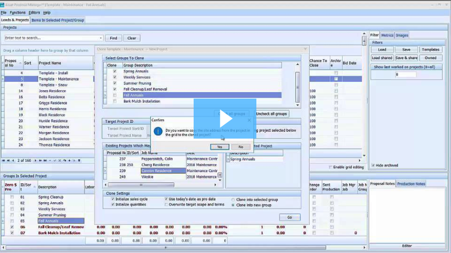 New features coming to Asset landscape business management software.