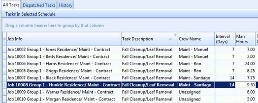 Landscape operations software can help with scheduling labor and equipment. 