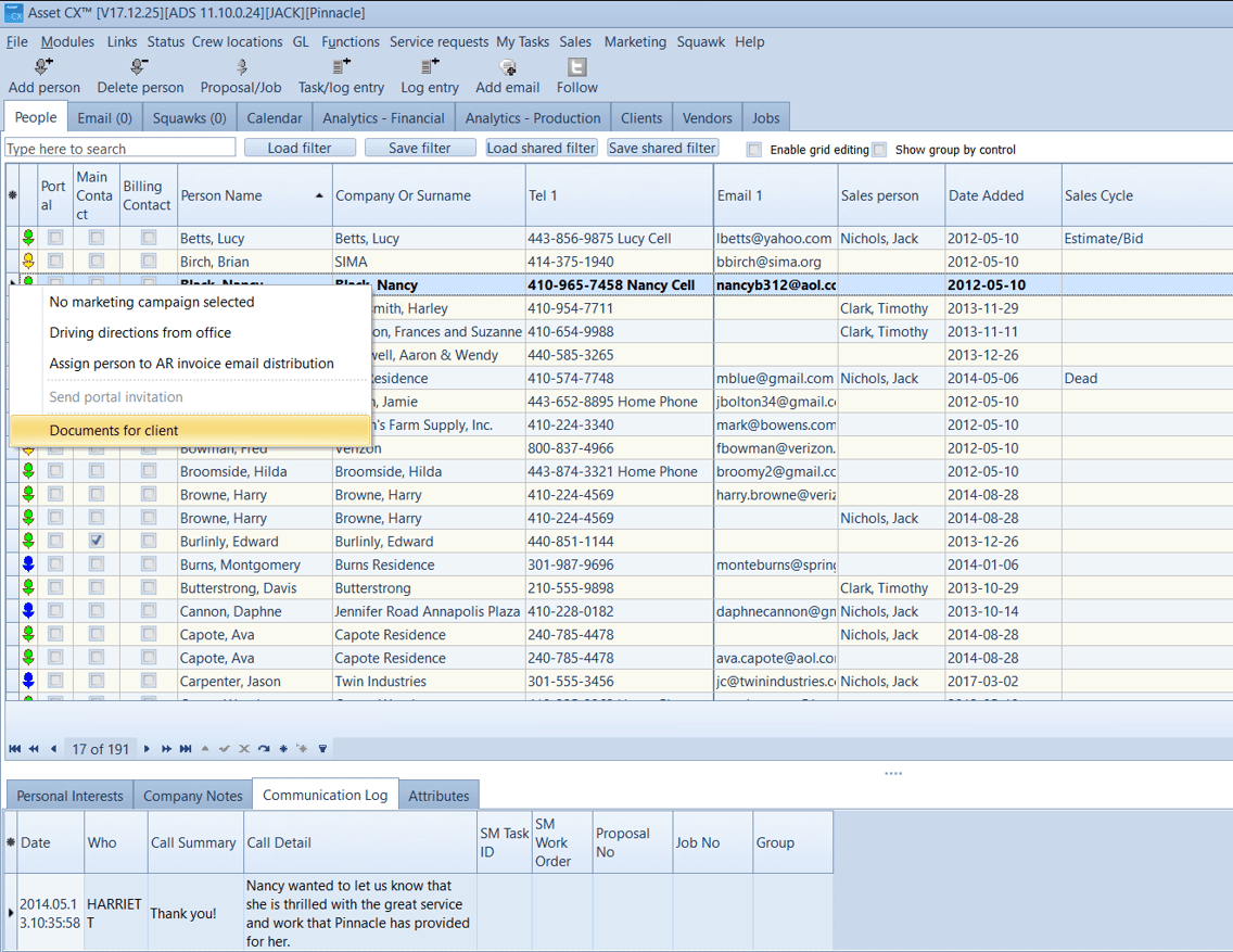 New features coming to Asset landscape business management software.