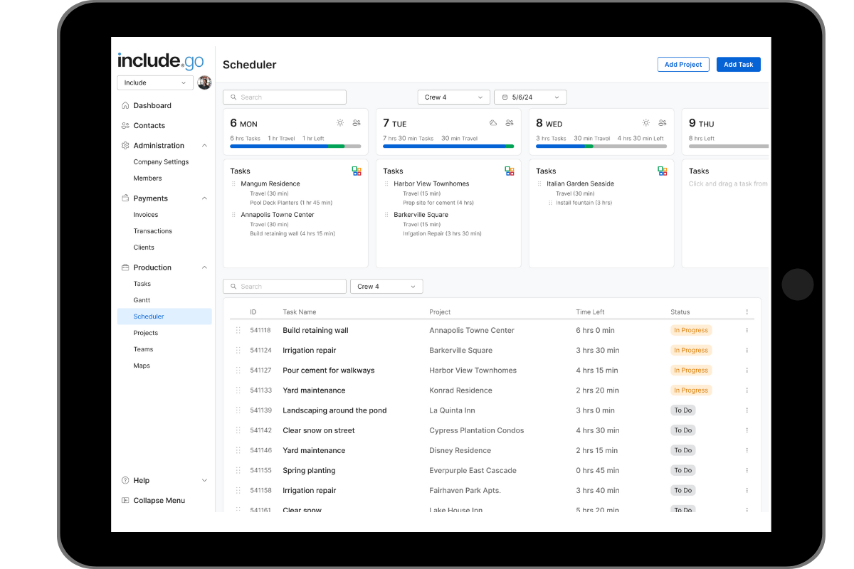 Include GO Scheduler V2