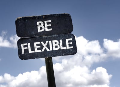 Be Flexible sign