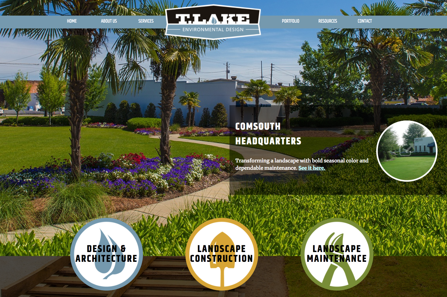 Landscape Web Design