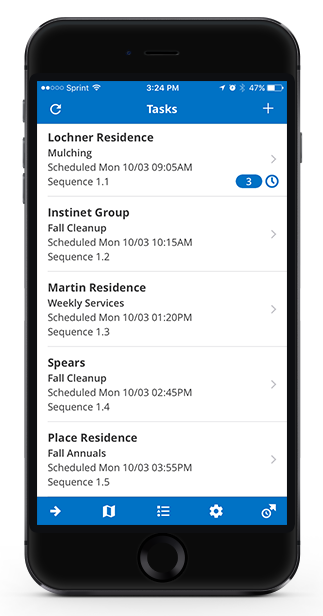 Benefits from using a landscape scheduling app and landscape scheduling software.