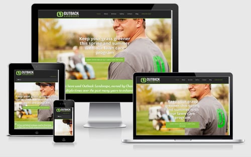 website design for landscapers