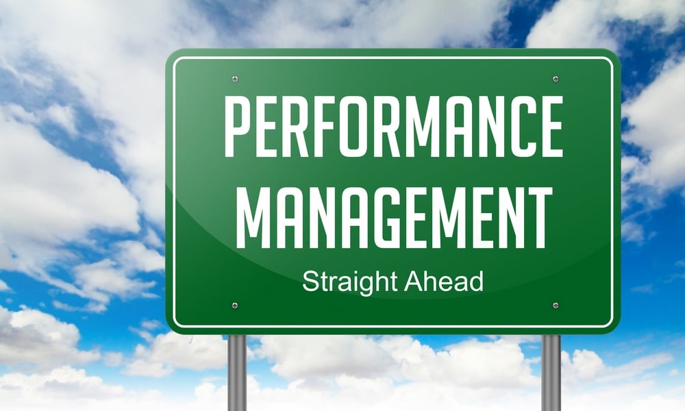 Employee performance management sign